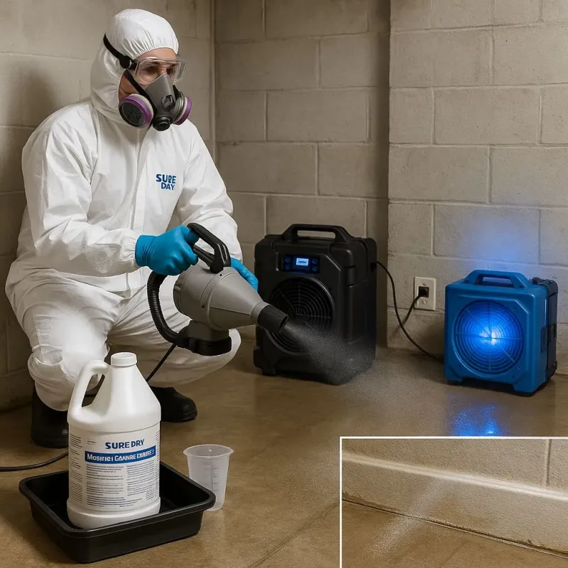 Sanitization and Odor Removal process in Saint Charles, MN