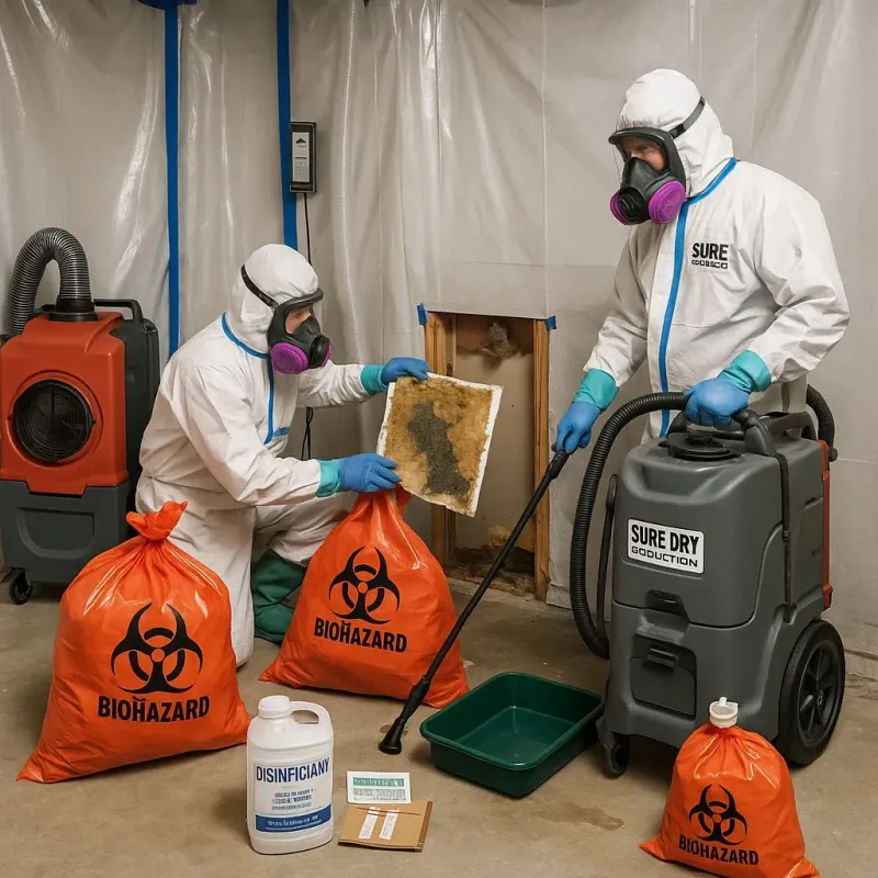 Contaminated Water Handling Protocols process in Saint Charles, MN
