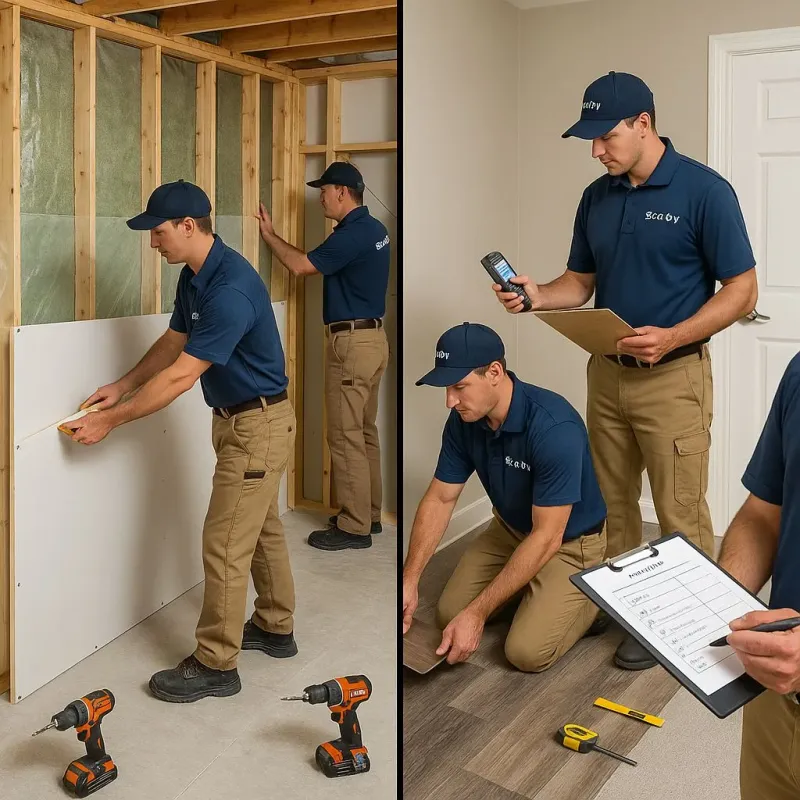Repairs and Reconstruction process in Saint Charles, MN